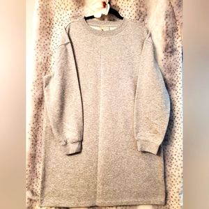 Plus Size Knit Sweatshirt Dress